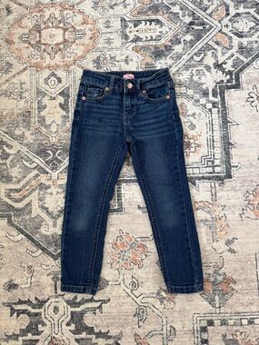 Kids 5T Dark Blue Straight Leg Denim Jeans